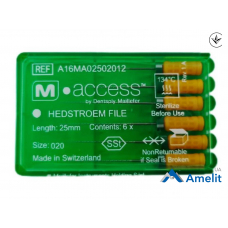 Інструмент ручний H-File M-Access №20 (Dentsply Maillefer), 6 шт./пак.